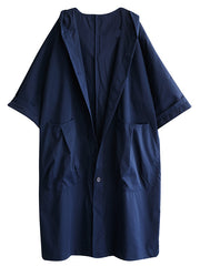 Original Solid Hooded Trench Coats