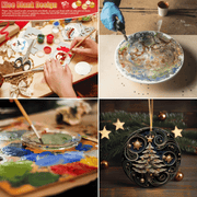 Flat Quilling Christmas Ornaments