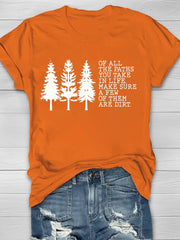 Paths In Life Print Women's T-shirt