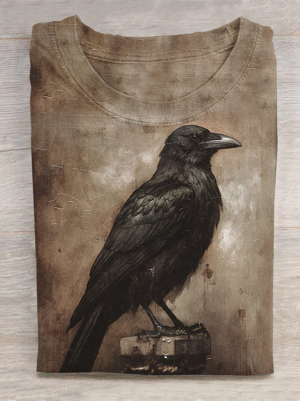 Gothic Dark Halloween Art print Short Sleeve T-Shirt