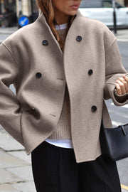 Basic Solid Warm Coat