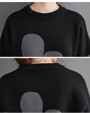 Loose Knit Long Sleeve Sweatshirt