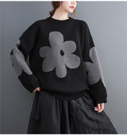 Loose Knit Long Sleeve Sweatshirt