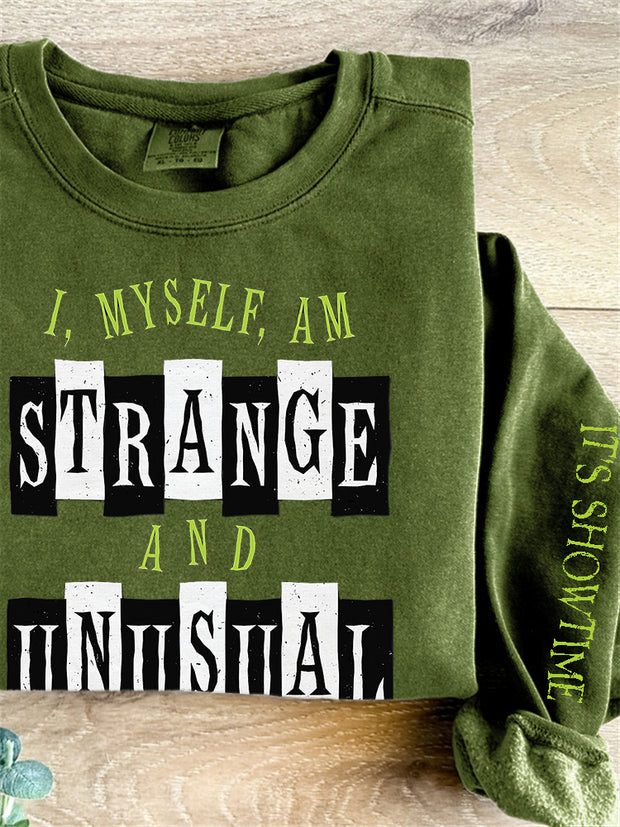 Strange & Unusual Halloween Horror Movie Inspired Sweatshirt