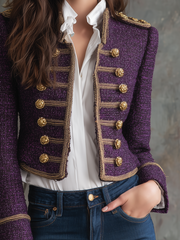 Vintage Military Tweed Jacket