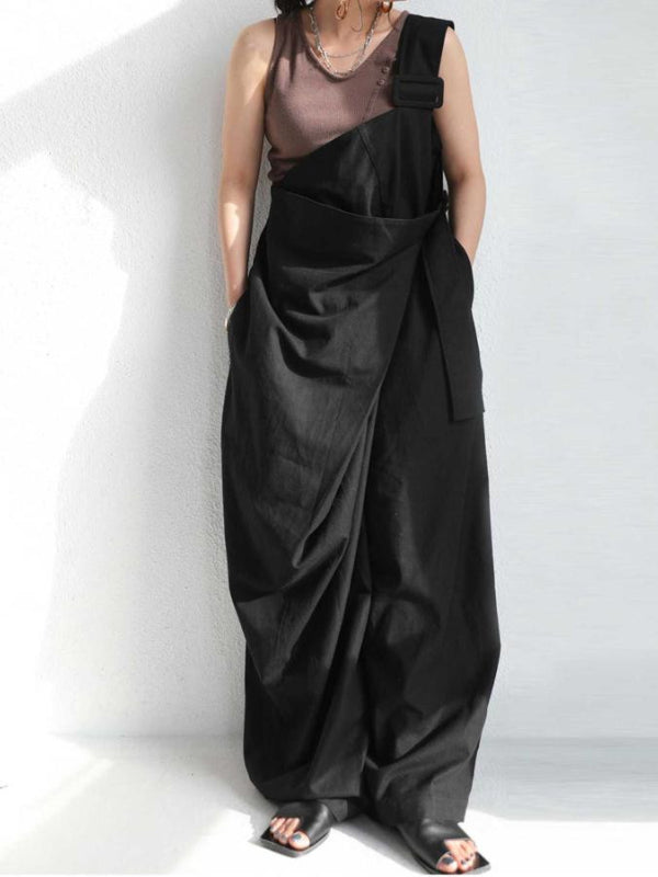 Personalized Single Strappy Wide Leg Jumpsuit