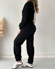 Chic casual zip-up jumpsuit