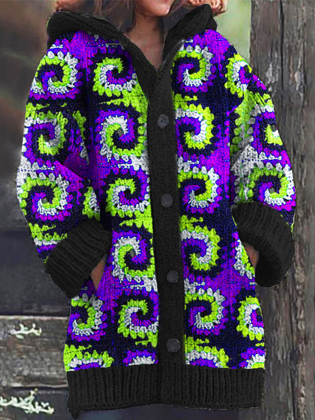 Halloween Horror Movie 2024 Inspired Women's Vortex Cardigan