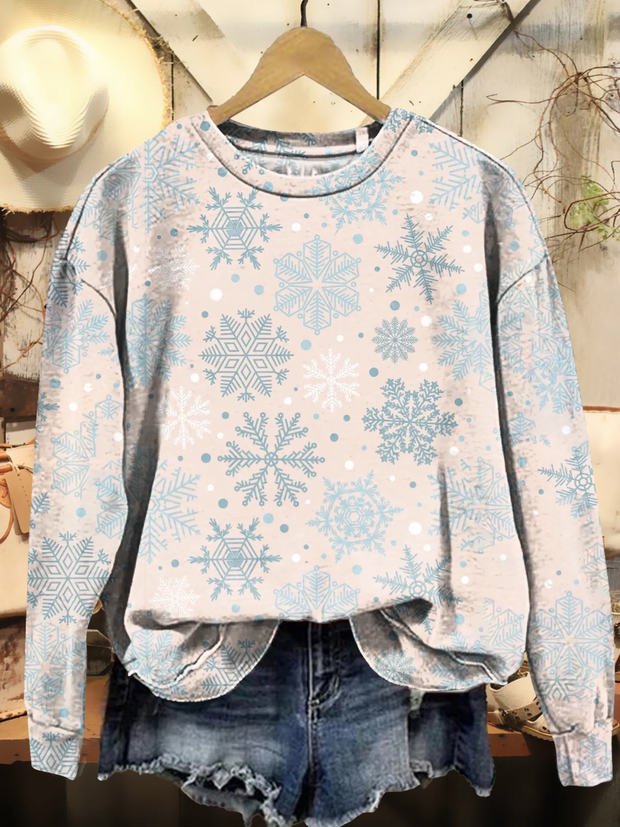 Christmas Pattern Art Print Sweatshirt