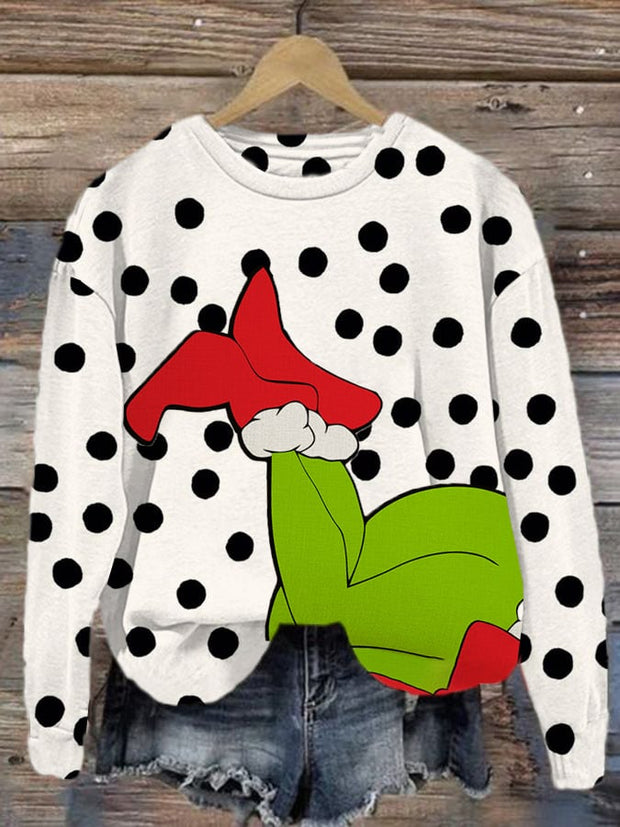 Women's Christmas Printed Casual Sweatshirt