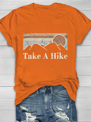 Take A Hike Outdoor Nature Print Women's T-shirt