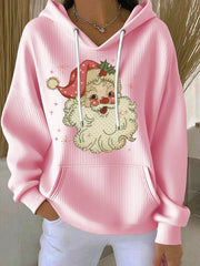 Women's Casual Santa Claus Christmas Hoodie