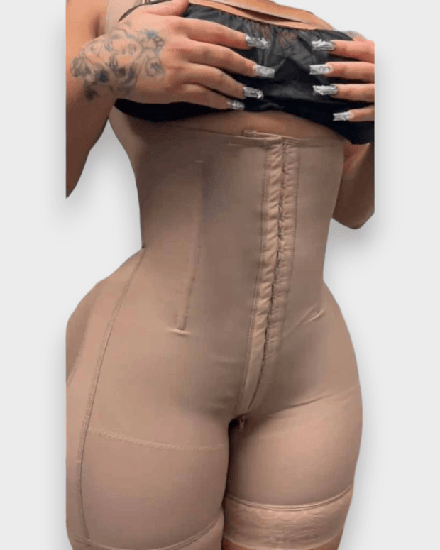 Waist Trainer Mid Thigh Faja No Bra