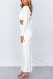 Electra Maxi Dress - White