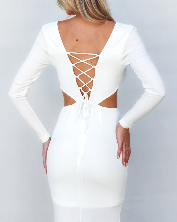 Electra Maxi Dress - White