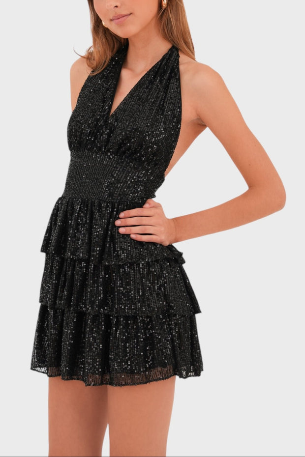 "Stardust" dress black