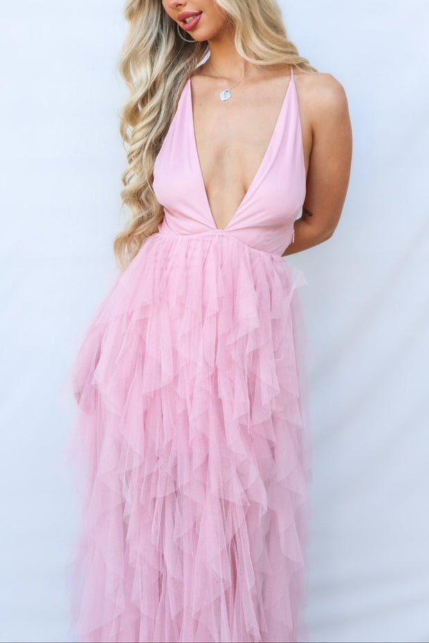 Jacinda Maxi Dress - Blush