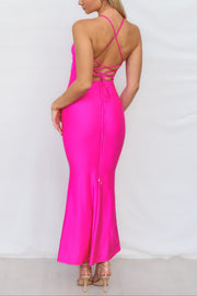 Joan Maxi Dress - Fuchsia