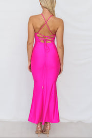 Joan Maxi Dress - Fuchsia