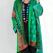Kathleen | Artistic Patchwork Kimono Jacket