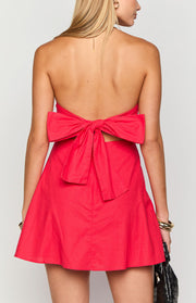 Love Parade Red Strapless Mini Dress