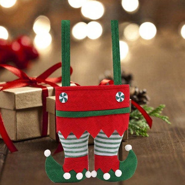 Christmas Non-Woven Fabric Candy Bag Santa Claus Gift Bag Christmas Decorative Ornaments Supplies