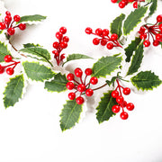 Christmas Atmosphere Layout Simulation Christmas Rattan Wall Hanging Home Decoration Red Berry Soft Rattan