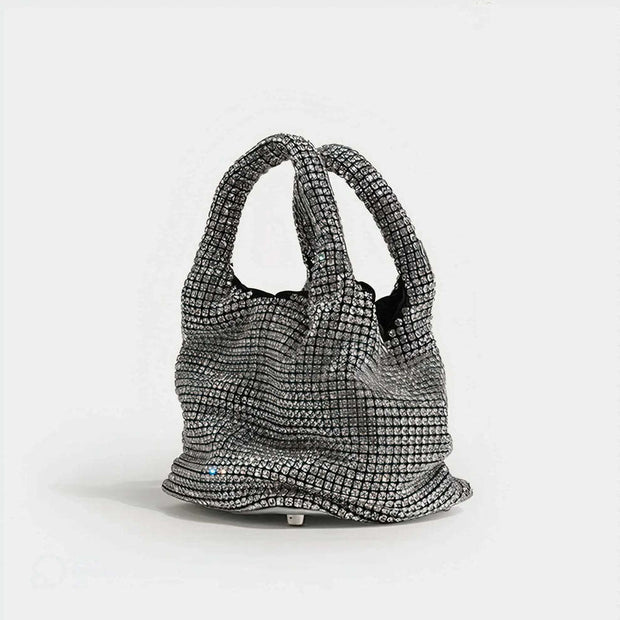 Crystal Bucket Bag Women's Mini Handbag