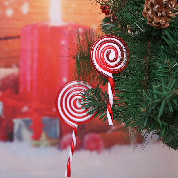 New Christmas Decorations Christmas Simulation Lollipop Pendant Christmas Tree Decoration Christmas Candy Ornaments