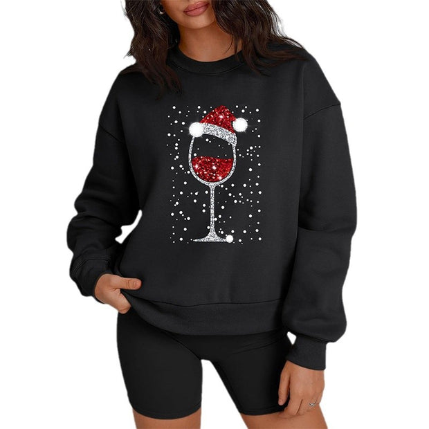 2024 New Cross-Border Women's Clothing Christmas All-Match Long-Sleeved Sweater for Women