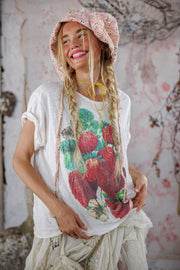 Strawberry Blooms T 2361 in True by MPearl