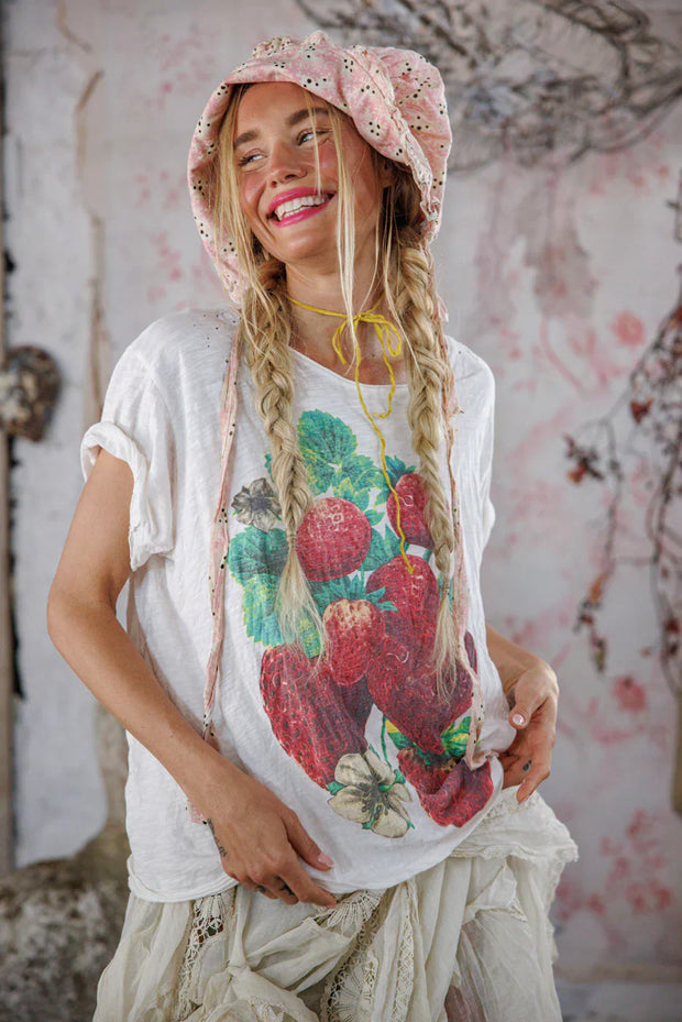 Strawberry Blooms T 2361 in True by MPearl