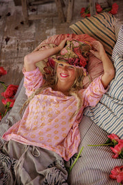 Daisy Print Viggo T 2497 in Texas Yellow Star
