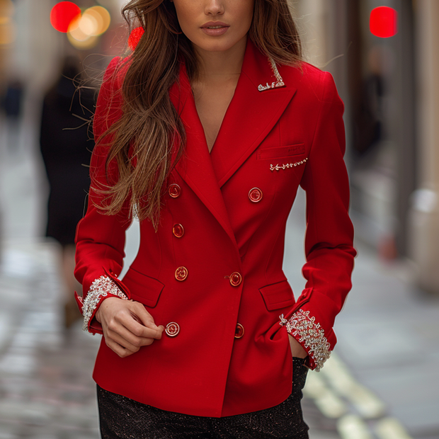 Fashionable And Elegant Women's Blazer Casual Jacket