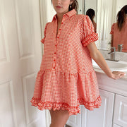 Picnic Check Mini Dress