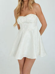 Off shoulder mini dress