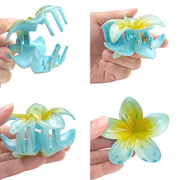 Plumeria Hair Accessory Women's Colorful Multi-match Hair Clip