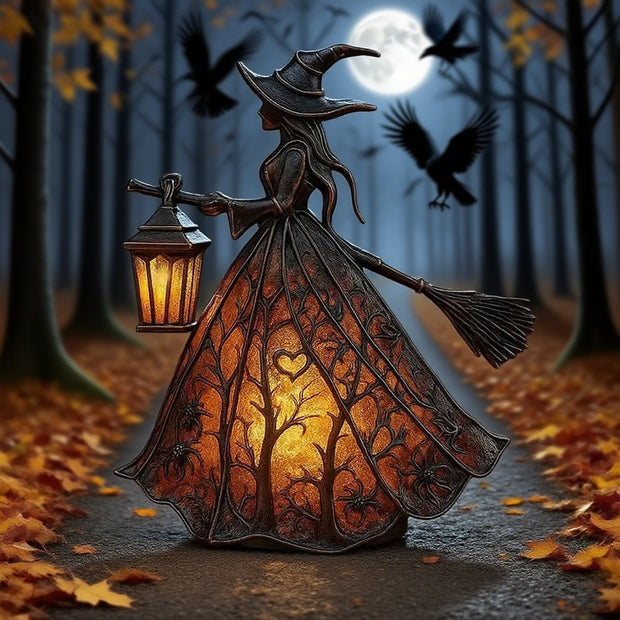 Halloween Witch Lamp