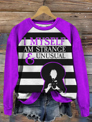 Strange And Unusual Halloween Horror Movie Sweatshirt