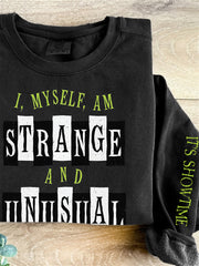 Strange & Unusual Halloween Horror Movie Inspired Sweatshirt