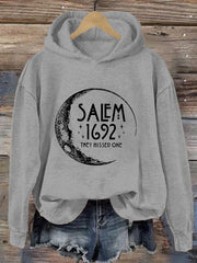Women's Halloween Salem 1692 They Missed One Casual Hoodie