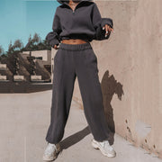 Two-piece fashion sports sweater