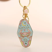 🔮Vintage Illustrated Zodiac Keychain