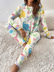 Women's Stretching Kitten Pajama Set