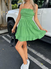Ruched mini dress