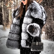 Women's Winter Warm Fur Coat With Hood