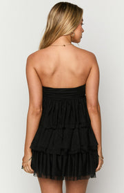 Birthday Girl Black Mini Party Dress