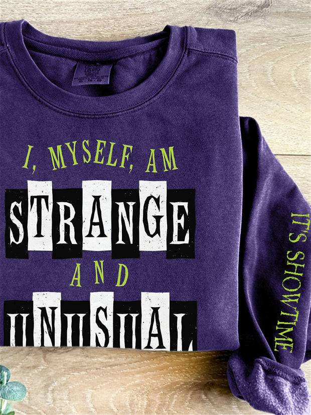 Strange & Unusual Halloween Horror Movie Inspired Sweatshirt