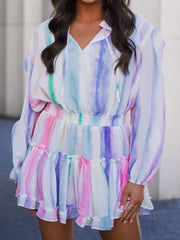 Long sleeve multi dress