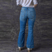 Stylish High Waisted Light Colored Jeans